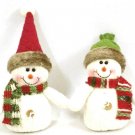 Darice Ornament Snow Man With Hat Scarf 5 Inches