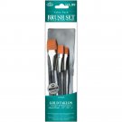 Royal Brush Gold Taklon Glaze and Wash Value Pack Brush Set