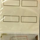 Darice Ivory and Copper Printable Place Card