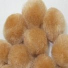 Pepperell Beige Small Craft Pom Pom Puffs 1 Inch