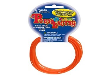 Pepperell Pony Bead Lacing 5Yard Hank Neon Orange