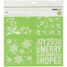 Kaiser Craft 12 X  12 Inches Stencils Holly