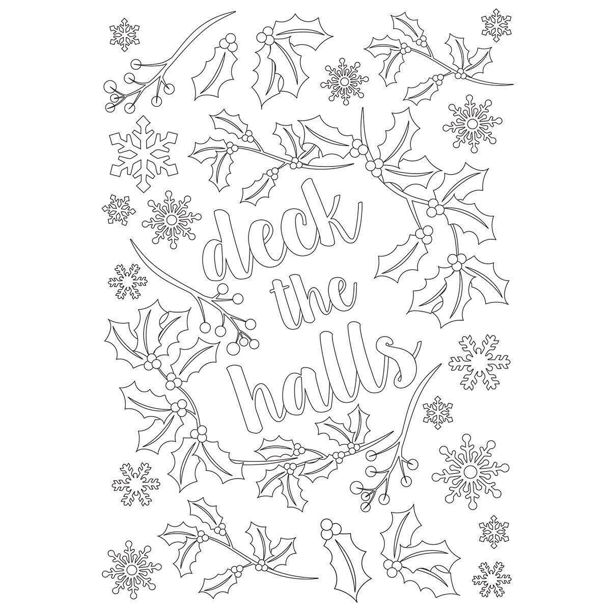 Kaiser Craft Kaiser Colour C6 Gift Card with Envelope Deck The Halls