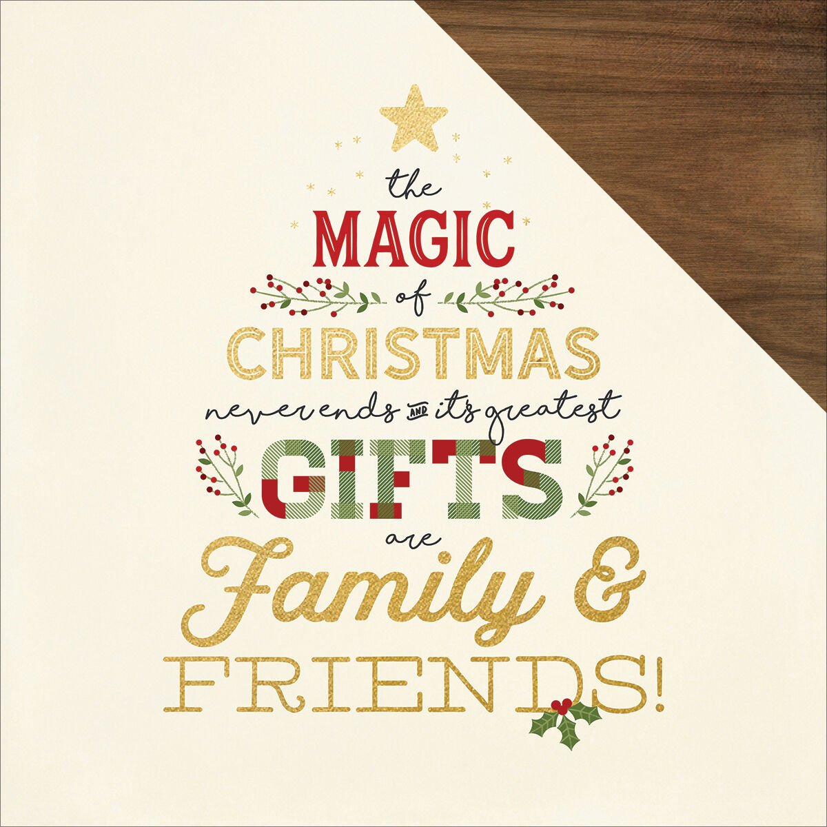 Simple Stories Classic Christmas Be Merry Paper