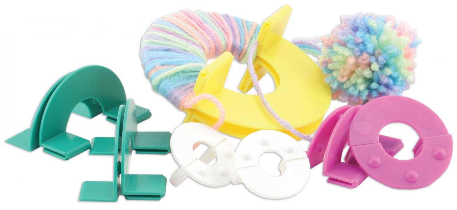 Susan Bates Bates Easy Wrap Pom-Pom Maker-Makes 4 Sizes