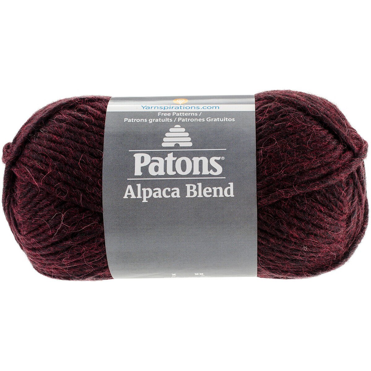 Patons Alpaca Natural Blends Yarn-Black Cherry