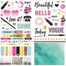 American Craft  Urban Chic Collection Cardstock Stickers Accents