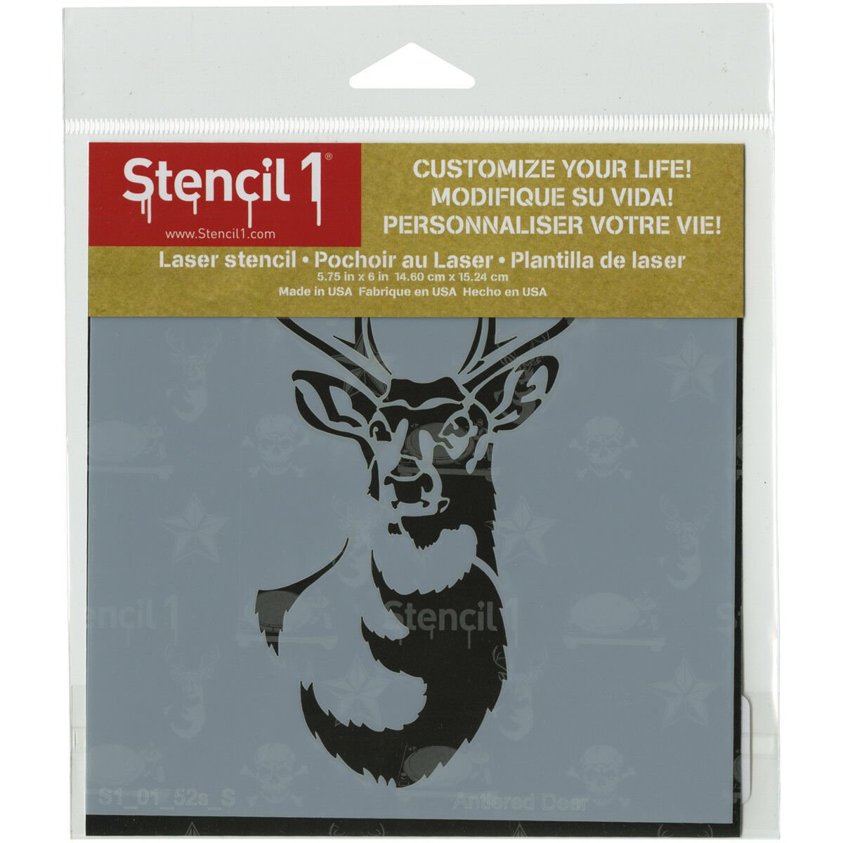 Stencil1 Stencil1 6"X6" Stencil