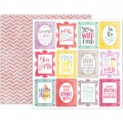 American Craft Pk Paislee Take Me Away Collection 12 X 12 Double Sided Paper 24