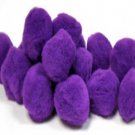 Pepperell Pom Poms Purple 0.75 Inch