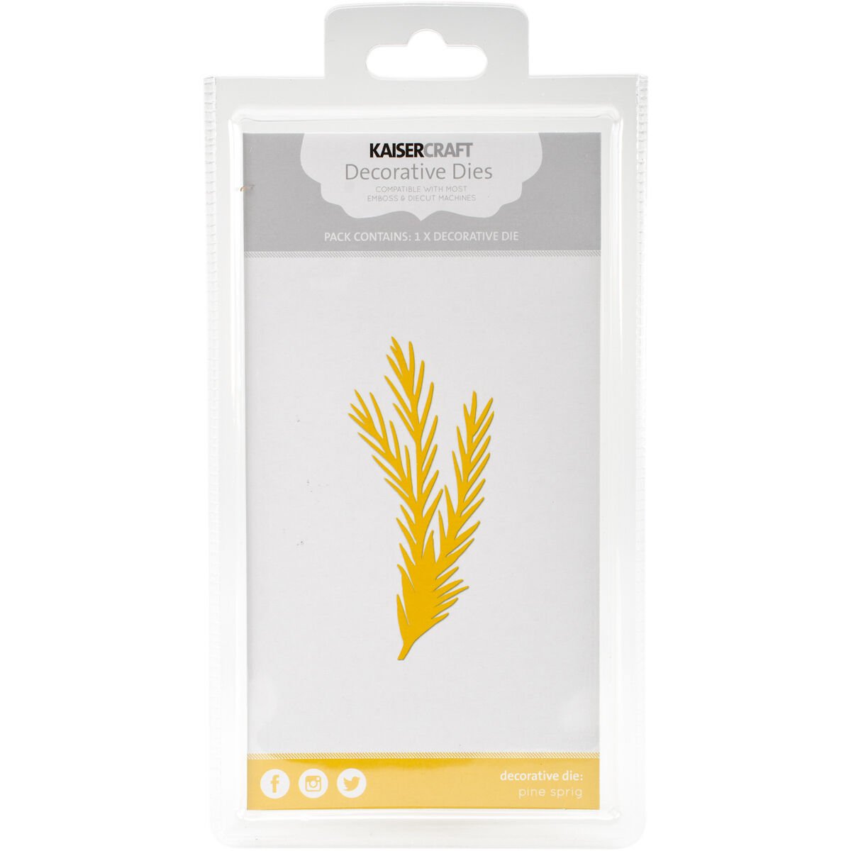 Kaiser Craft Decorative Dies Pine Sprig