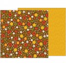 American Craft  Woodland Forest Collection 12X12 Double Sided Paper Fall Florals
