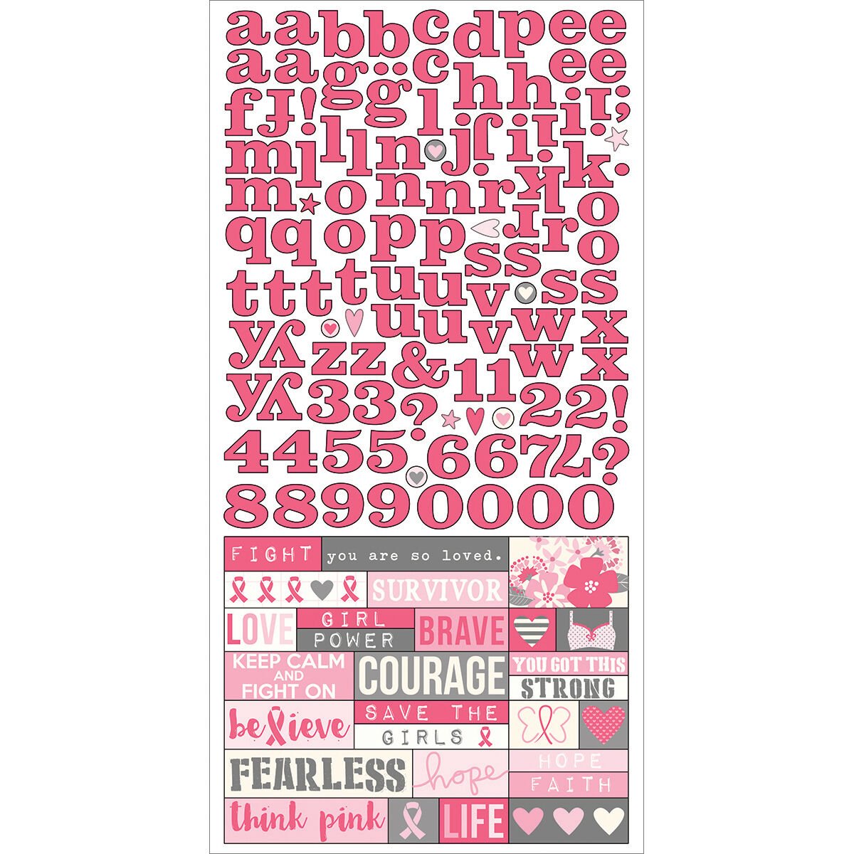 Simple Stories Hope Collection Simple Sets Cardstock Stickers EXpressions