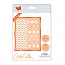 Tonic Studios Framed Screens Dies Zig Zag and Floral Motif