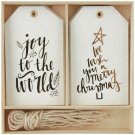 kaiser Craft Lucky Dip Collection Christmas  Gift Tag Box Joy To The World