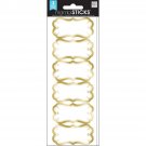 Me And My Big Ideas MAMBI Sticks Cardstock Stickers Labels Gold Foil Lace Border