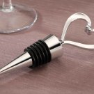Darice Cut Out Heart Wine Stopper Silver 4.5 Inches