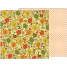 American Craft  Woodland Forest 12X12 Double Sided Paper Woodland Forest