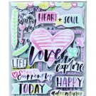 American Craft  Project Life Inspire Edition Collection Chipboard Stickers