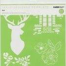 Kaiser Craft 12 X  12 Inches Stencils Deer