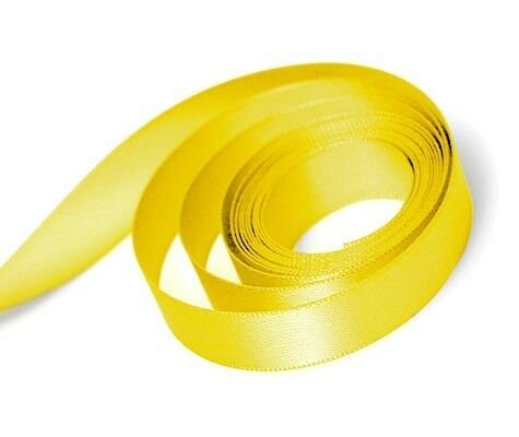 Darice Basic Expressions Ribbon Light Yellow 0.25 Inch X 30 Yard