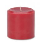 Darice Pillar Candle Red Cinnamon Scented 2.8 X 2.8 Inches