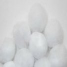 Pepperell Pom Poms White 0.75 Inch