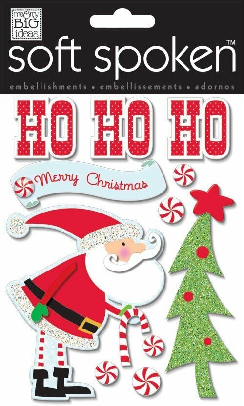 Me  My Big Ideas Soft Spoken Stickers Ho Ho Ho Ss1132 Brand