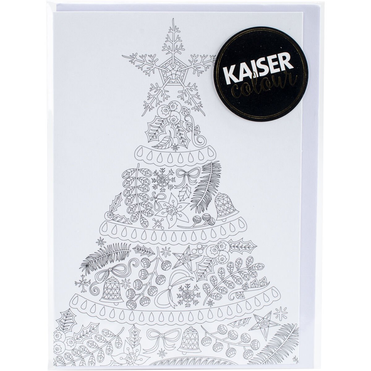 Kaiser Craft Kaiser Colour C6 Gift Card with Envelope Festive Tree