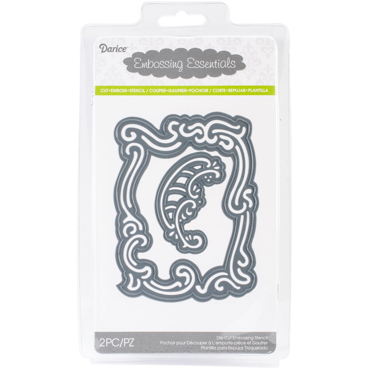 Darice Embossing Essentials Dies Rectangle Frame