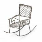 Darice Metal Rocking Chair Rusty Color 2.5 X 2.5 X 3 Inches