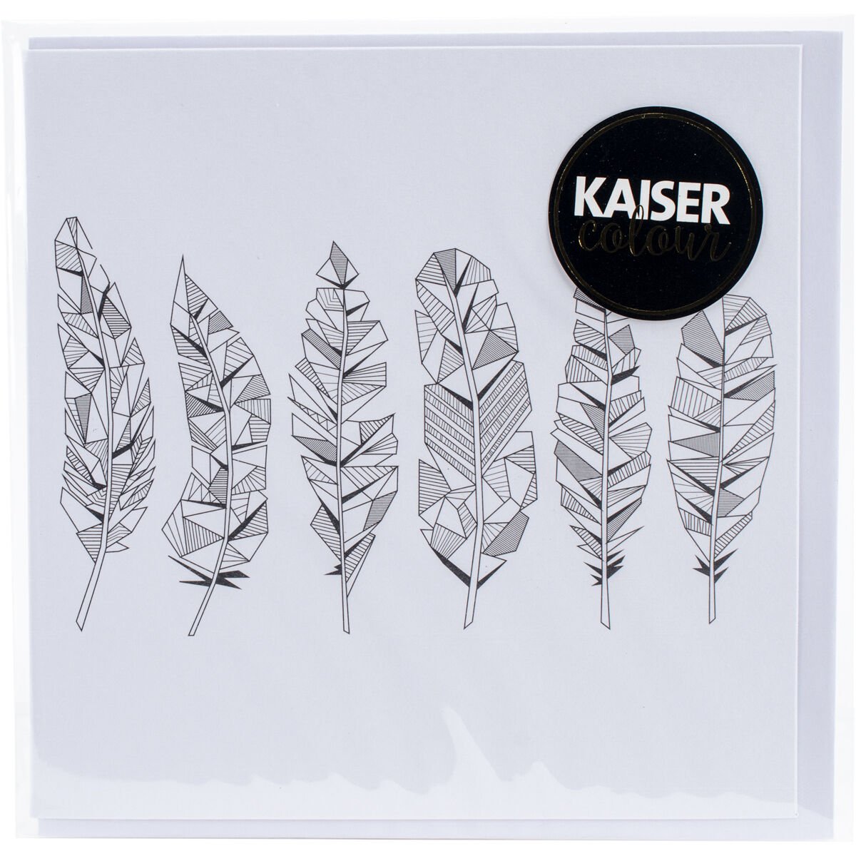 Kaiser Craft Kaiser Colour Gift Card with Envelope Feathers