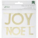 American Crafts Holiday Details Foil Mi Word Garlands Gold Joy Noel