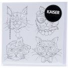 Kaiser Craft Kaiser Colour Gift Card with Envelope Cat Portraits