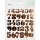 American Craft Fe And Dandy Collection Sticker Book Gold Foil