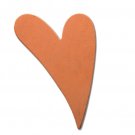 Sizzix Copper Metal Blanks -Swirly Heart 1-7/8"