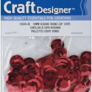 Darice Cupped Sequins Red 10mmÂ 