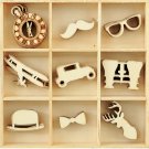 Kaiser Craft Flourishes Die Cut Wood Pieces Pack Gentleman