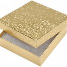 Darice Jewelry Boxes 3.5"X3.5"X.875" Gold