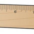 Darice 12" Natural Unfinished Wood Craft Ruler