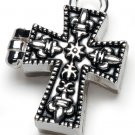 Darice Prayer BoX metal Charm Cross Antique Silver