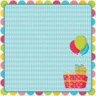 Darice Scrapbook Paper 3D Birthday Gifts 12 X 12 Inches