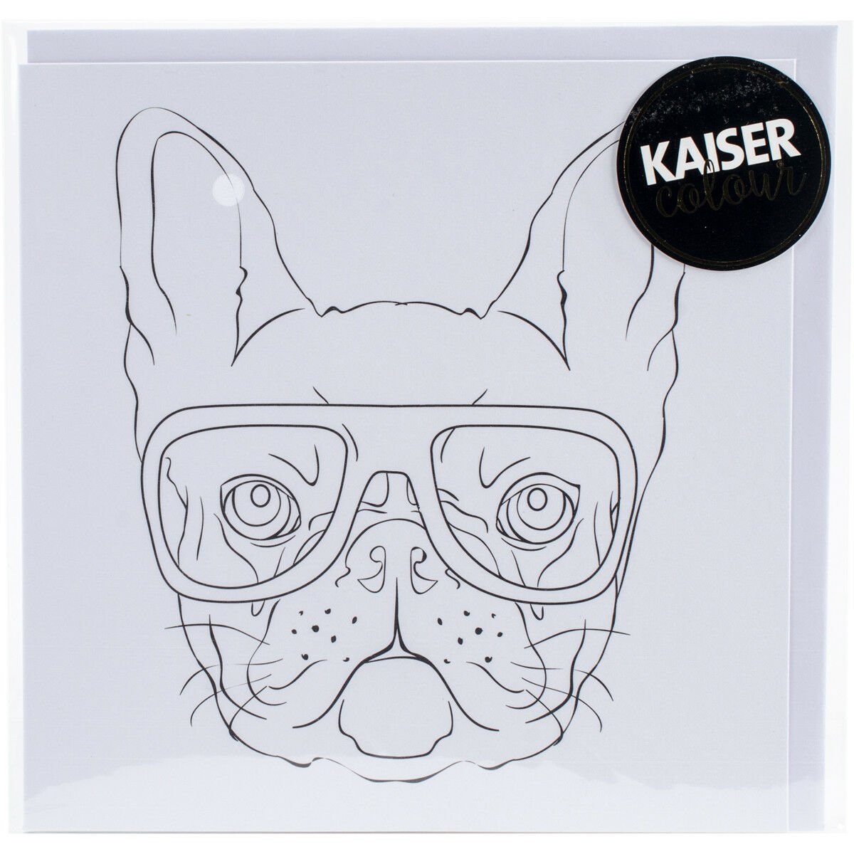 Kaiser Craft Kaiser Colour Gift Card with Envelope Pug Life