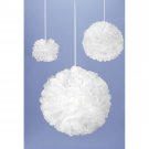 Darice Tissue Paper Pom Pom Kit White
