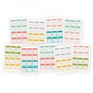 Posh Mini Stickers 4"X6" 9/Pkg - Calendar, July 2 16 - December 2 17