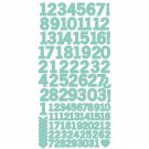 Kaiser Craft Cardstock Number Stickers Sea Green