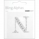 Kaiser Craft Bling Alphas Collection Self Adhesive Monogram Letter N