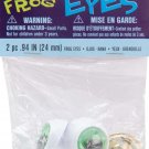 Darice Shank Back Frog Eyes with Metal Washers 24 mm Green
