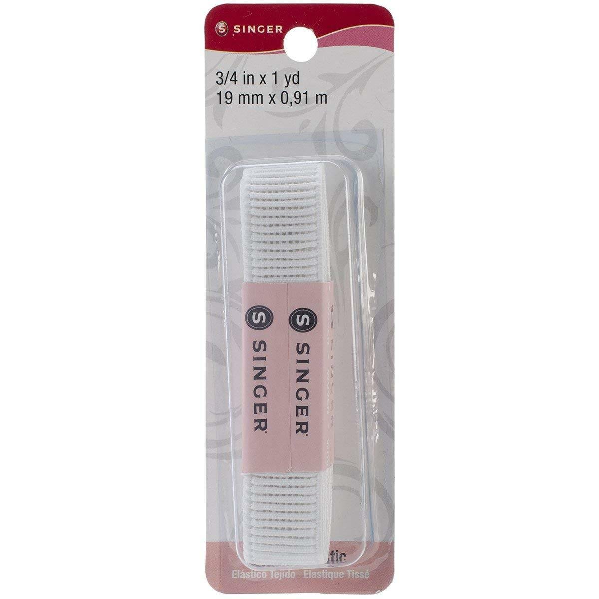 Singer Notions Singer Non-Roll Ribbed Elastic .75"X1yd
