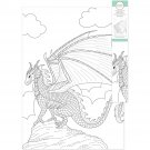 Kaiser Craft Kaisercolour Coloring Poster In Tube Dragon